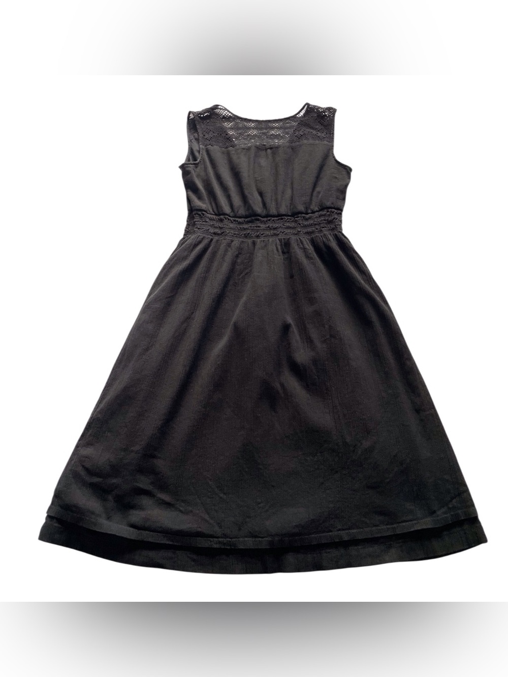 Eddie Bauer Black Sleeveless Lace Trim Lining Women's Dress, 6 - Picture 12 of 12